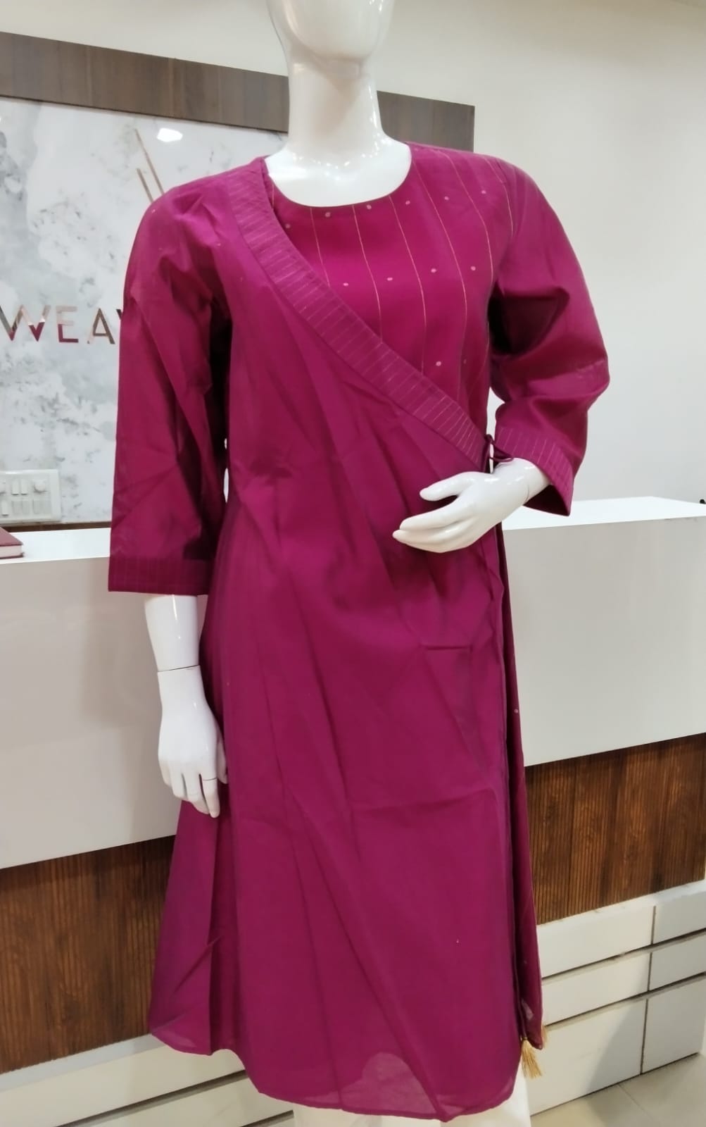 Angrakha Style Kurta