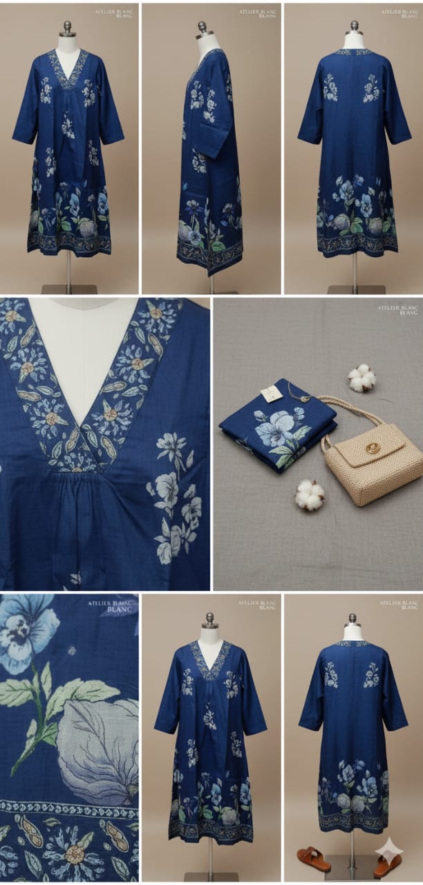 Floral Printed A line Kurta