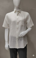 Linen Cotton Men's Half Sleeve Shirt
