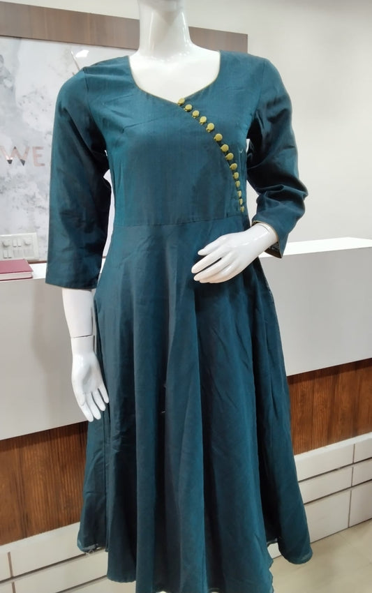 Umbrella Silk Chanderi Frock