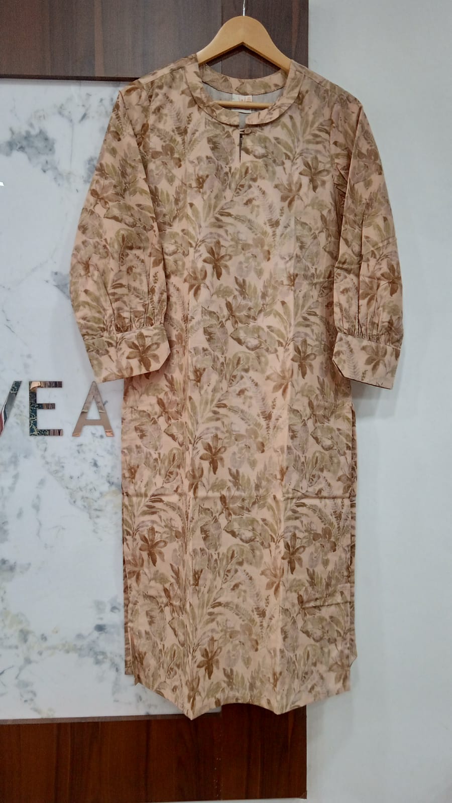 Printed Collared Kurta