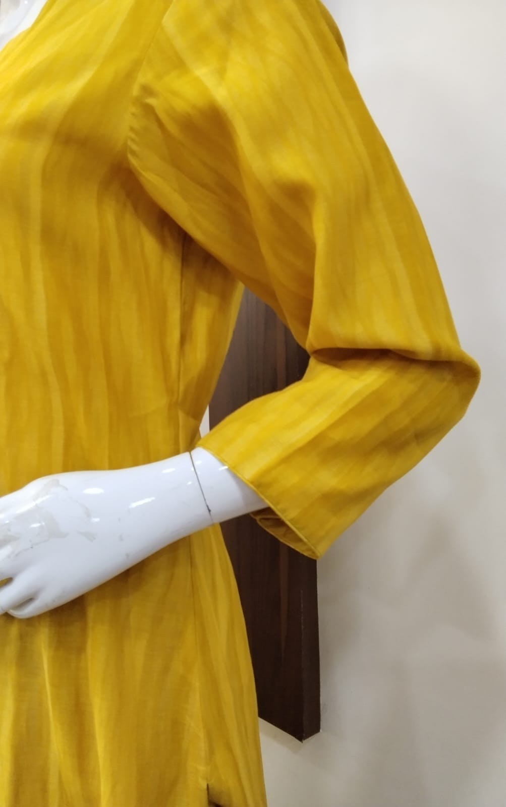 Sunshine Yellow Hand-Embroidered Kurta Set with Floral Dupatta