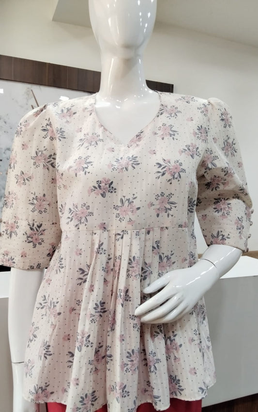 Half Sleeve Cotton Tunic