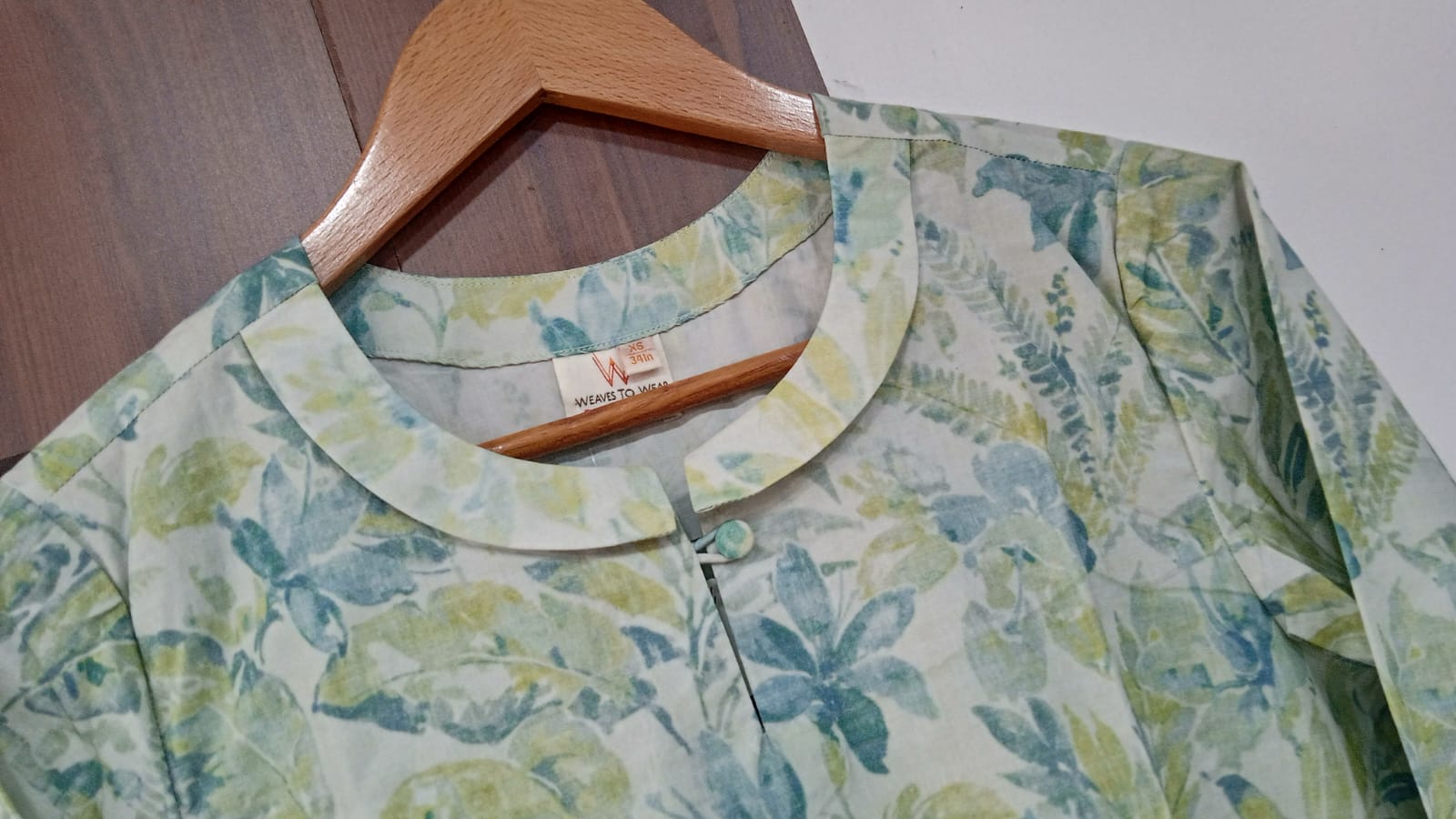 Printed collared Kurta