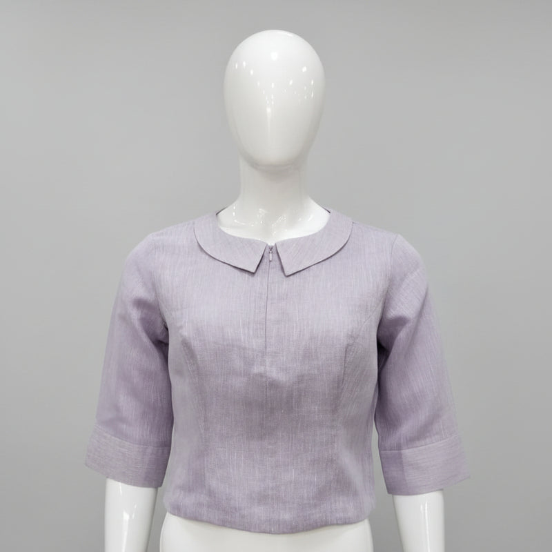 Lavender Collared Blouse